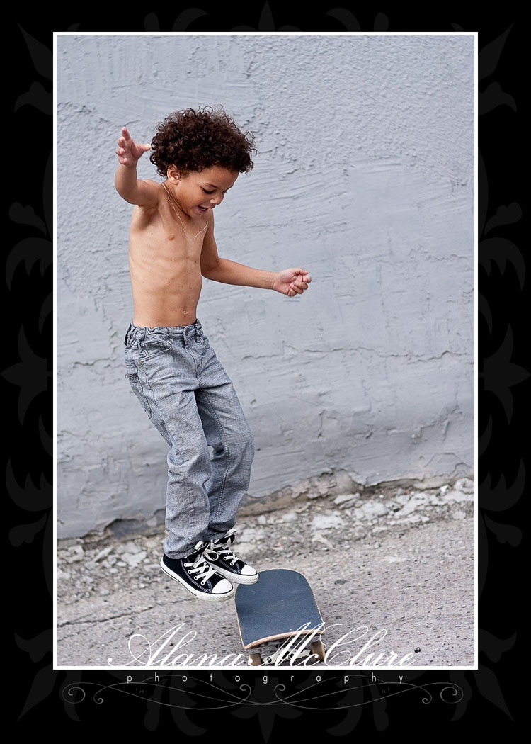 Brooklin Child Photographer - Skater Boy