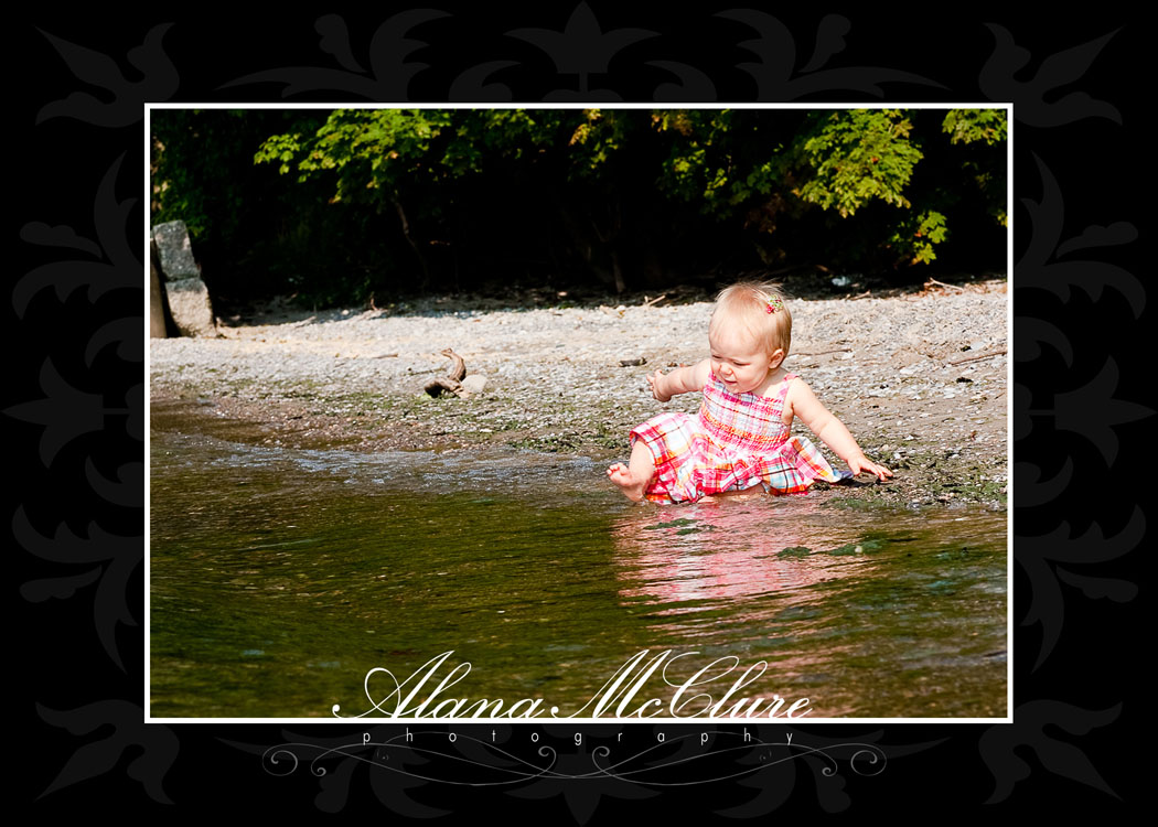 Whitby Children's Photographer - Baby by the Lake