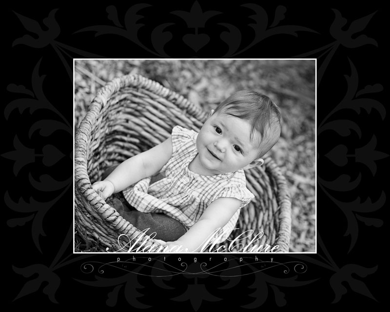 Durham Baby Photographer - Alana McClure - 6 months Basket