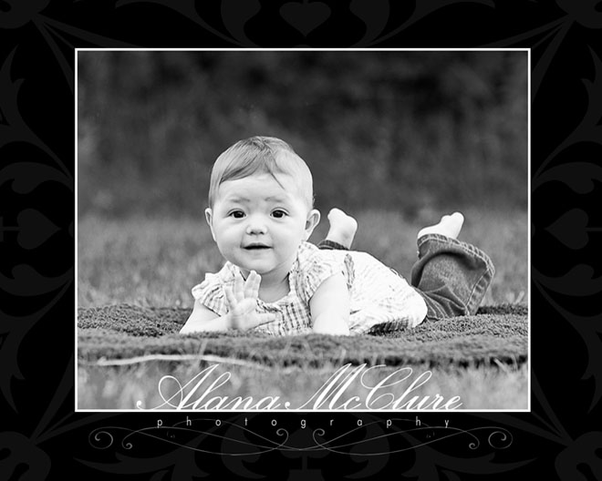 Durham Baby Photographer - Alana McClure - 6 months Hi!