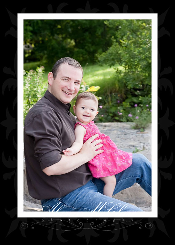 Durham Family Photographer - Alana McClure - 6 months with Daddy