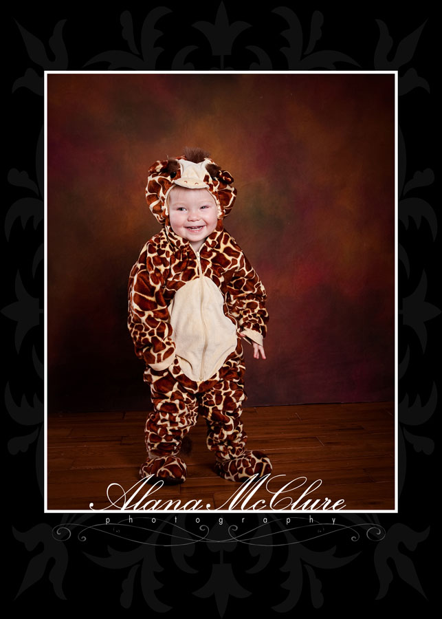 Toronto Family Photographer - Baby Giraffe for Halloween