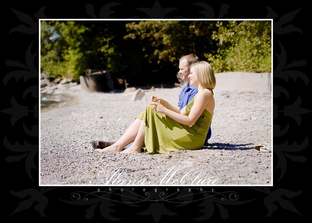 RE Engaged- Durham Region Engagement Photographer - All fun on the beach.