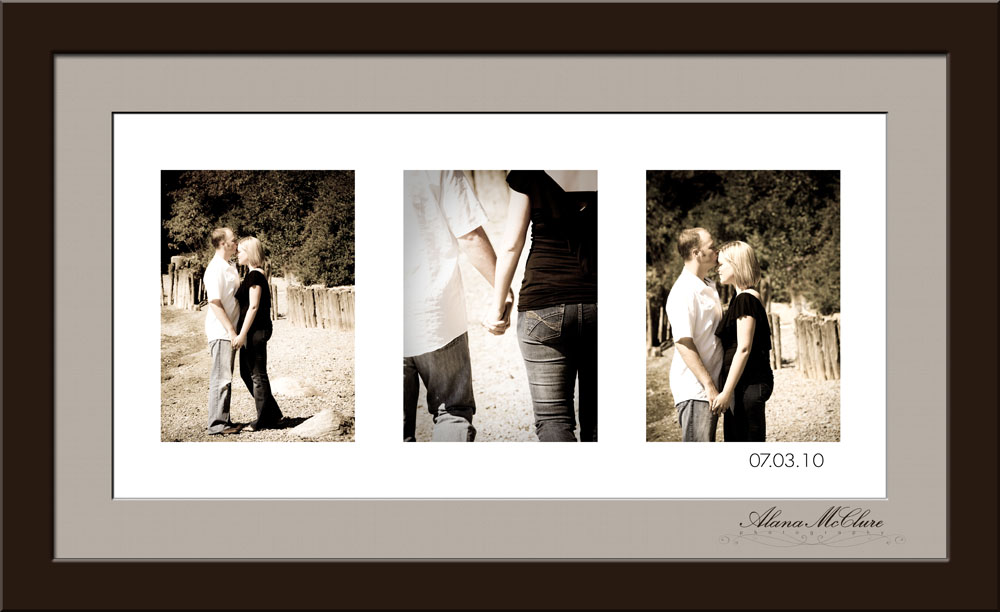 RE Engaged- Durham Region Engagement Photographer - Hearts framed.