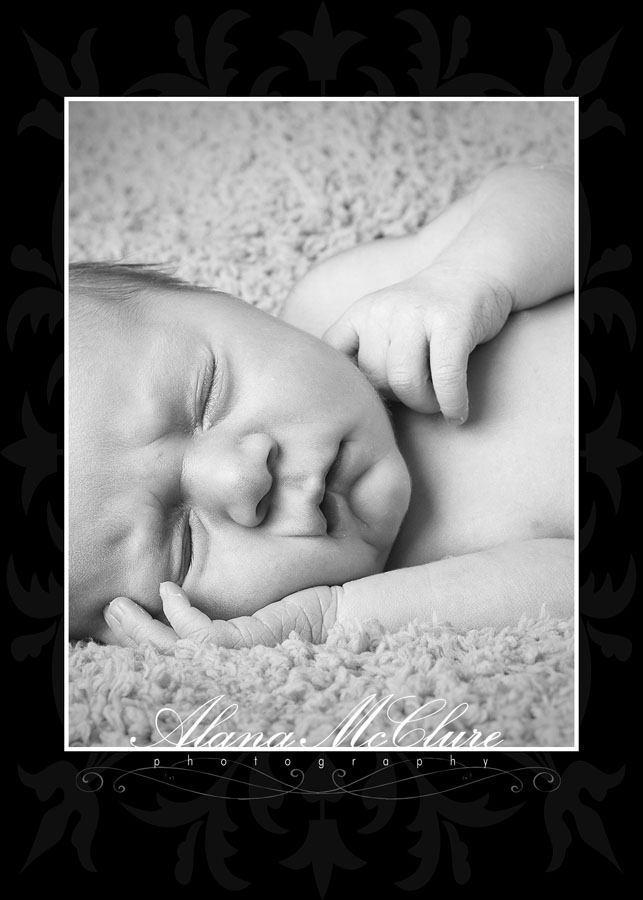 Newborn Photography - So Serious